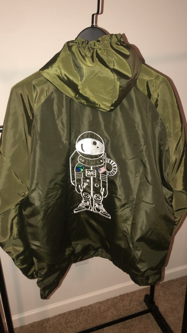 Windbreaker (Olive/white)